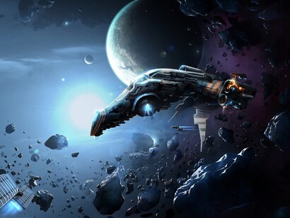 Nave espacial en apuros