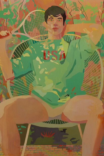 Patrick Puckett, U.S.A (detail), 2026. Courtesy of Wally Workman Gallery