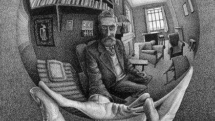 M.C. Escher, Hand with reflecting sphere