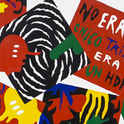 La Chola Poblete, No era um chico triste, era um HDP [Não era um garoto triste, era um FDP] (detalhe), 2025. Cortesia da MASP