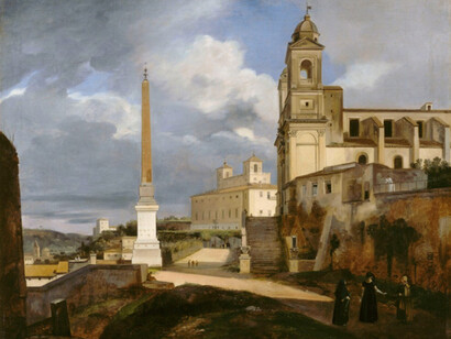 Granet, La Tinità dei Monti e Villa Medici