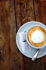Un café en El Huerto de Lucas, MAdrid
