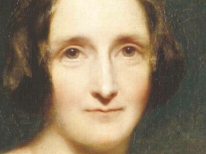A close-up view of the talented author Mary Shelley who has written countless short stories and novels including Frankenstein