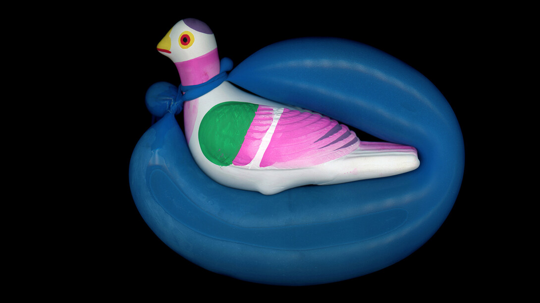 Angki Purbandono, Birds Can Not Swim, scanography, lightbox installation, 63 x 76 x 10 cm, 1 edition lightbox + 1 edition C-print on paper, diasec + 1AP © Angki Purbandono, courtesy of Mizuma Gallery