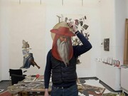 Michael Landy as St Jerome, 2012, © Michael Landy, courtesy of the Thomas Dane Gallery, London, Photo: The National Gallery, London