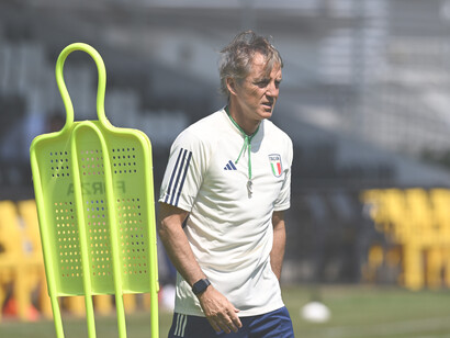 Calcio. Roberto Mancini, Ct della Nazionale A