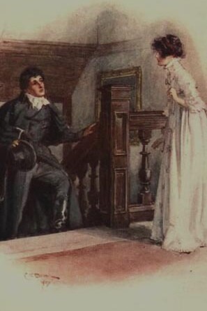 A colour illustration by C. E. Brock (1870–1938) created for the 1907 edition of Jane Austen’s Northanger Abbey