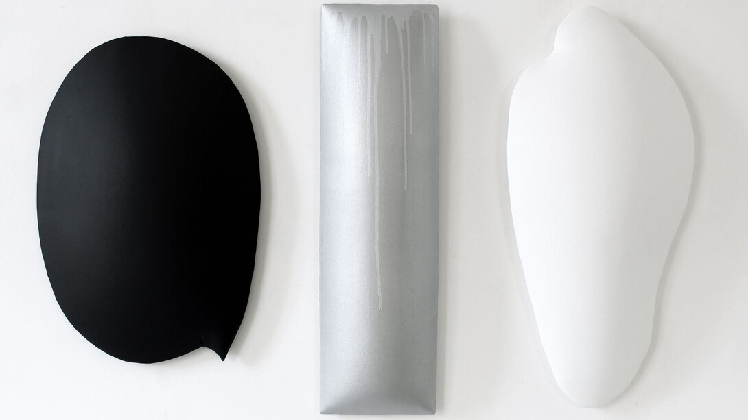 Cesare Berlingeri, Trittico Trinità, 2010, Tecnica mista su tela sagomata, cm 150,5 x 93,5 Courtesy private collection, Reggio Calabria Photo by Giovanni Fava

