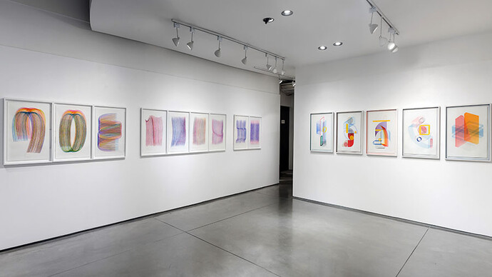 David Sisso, Ludi, vista de exhibición. Cortesía de la Galería Otto