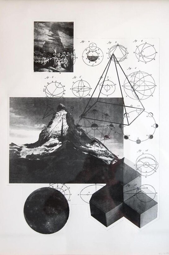 Edouard Wolton, Corpus documentaire #5, 2012, Alugraphie on BFK 240 gr paper, 56 x 76 cm, Courtesy Galerie Les filles du calvaire