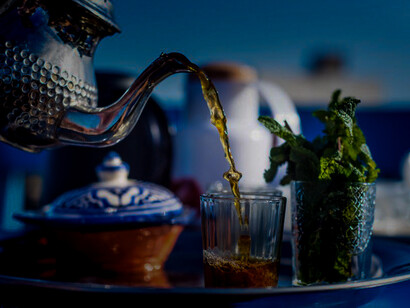 Morrocan tea to be served with desert