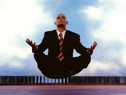 Meditation helps to relieve the stress