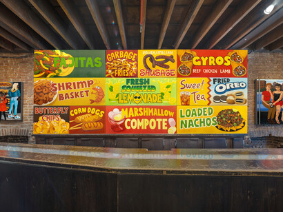 Zoya Cherkassky, American cooking, exhibition view. Courtesy of Fort Gansevoort