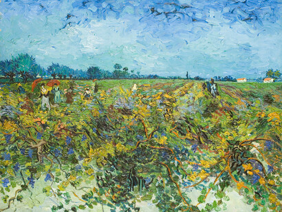 Vincent van Gogh, La vigna verde, Olio su tela, cm 73,5 x 92,5, 1888 Kröller-Müller Museum, Otterlo © Kröller-Müller Museum, Otterlo