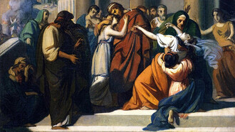 La séparation d' Œdipe et de Jocast, Alexandre Cabanel