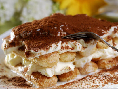 Un tiramisù, eccellenza della pasticceria italiana
