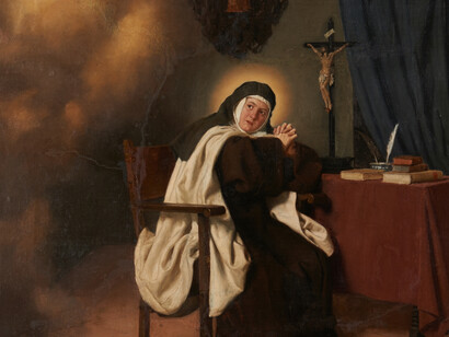 Miguel Jadraque y Sánchez Ocaña; Santa Teresa de Jesús, 1882, Museo del Prado, España (detalle)