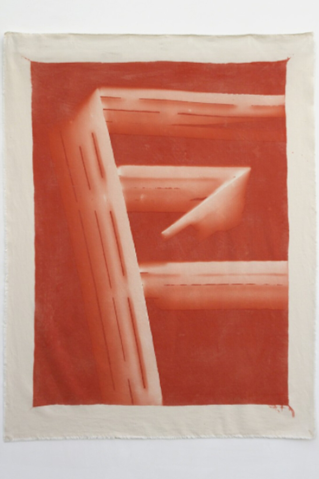Andy Vogt, Untitled (09092015 burnt orange), 2015. Courtesy of Eleanor Harwood Gallery