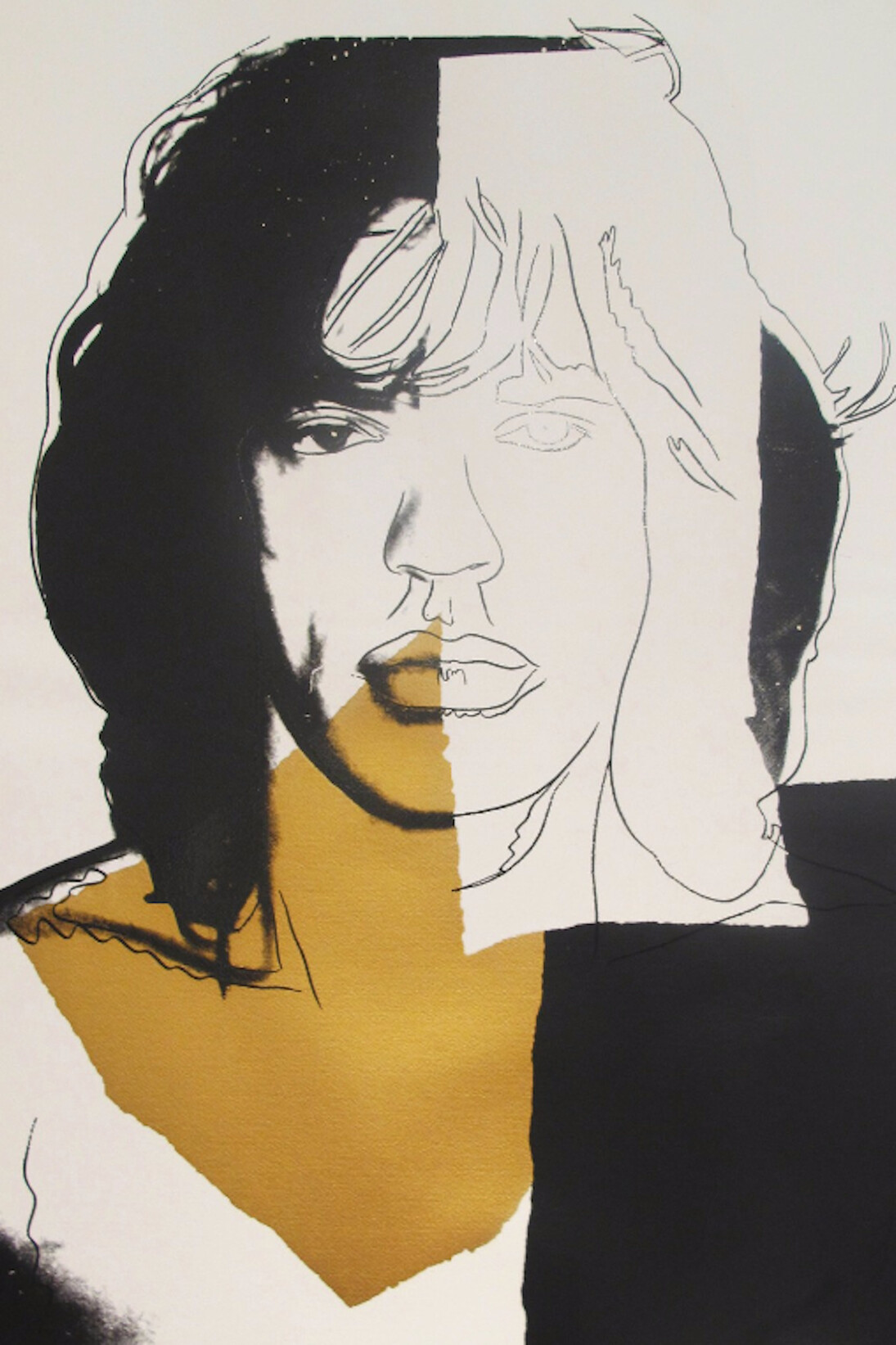 Andy Warhol, Mick Jagger, 1975. Courtesy of HG Contemporary