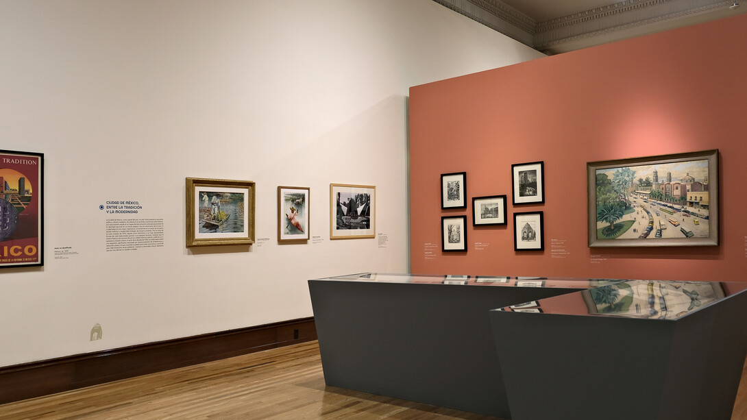 Mexico: route and destination, exhibition view. Courtesy of National Museum of Art