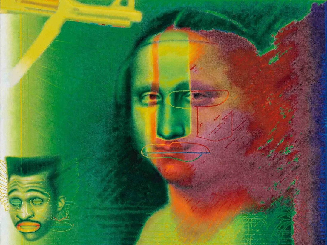 Ed Paschke (1939‒2004), Voulez-Vous Danser? (Would You Like to Dance?), 1989, Oil on linen, 173 x 203 cm, Hall Collection, courtesy of Hall Art Foundation © Ed Paschke