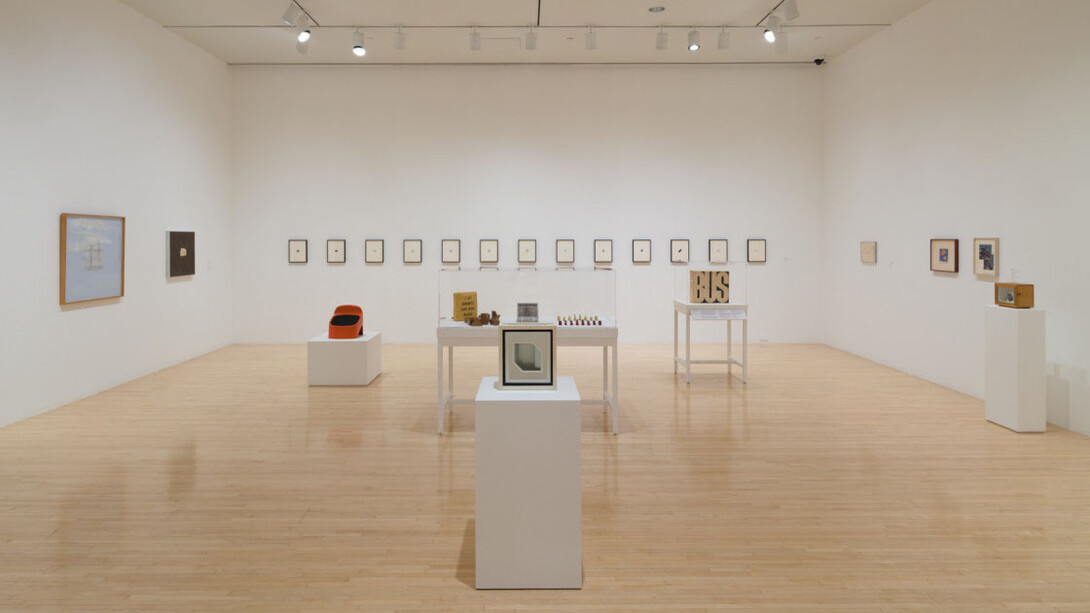 Gifts of Michael Asher, exhibition view. Courtesy of MOCA