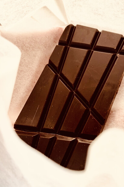 Barra de chocolate de Xoco por Corina Gimenez