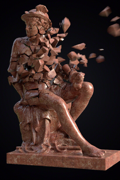 Mercury I 02 by Banz & Bowinkel (2017), Computer Generated Image, Fine Art Print, 140 x 105 cm, 1 + 1 AP | Courtesy of Roehrs & Boetsch