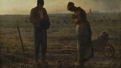 Jean-François Millet "L'Angelus", 1857-59, Musée D'Orsay, Parigi, Francia
