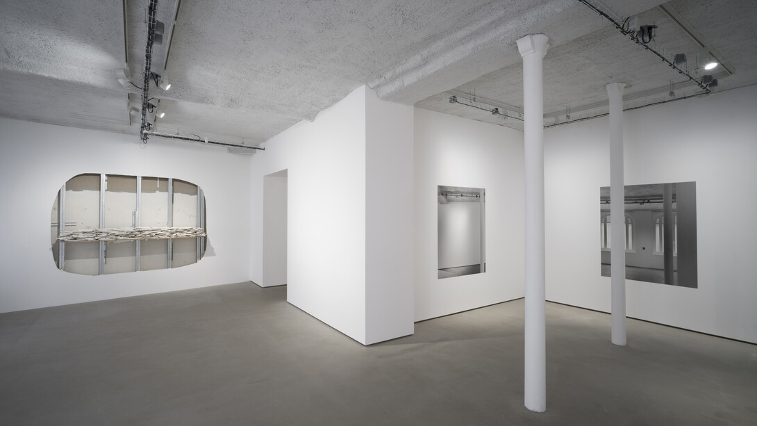 William Anastasi, Exhaling, then inhaling, vue de l'exposition. Avec l'aimable autorisation de la Galerie Jocelyn Wolff