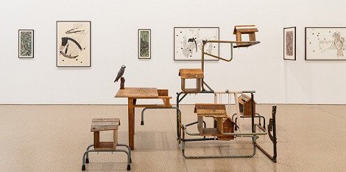 Kemang Wa Lehulere, Exhibition view. Courtesy of Maxxi 