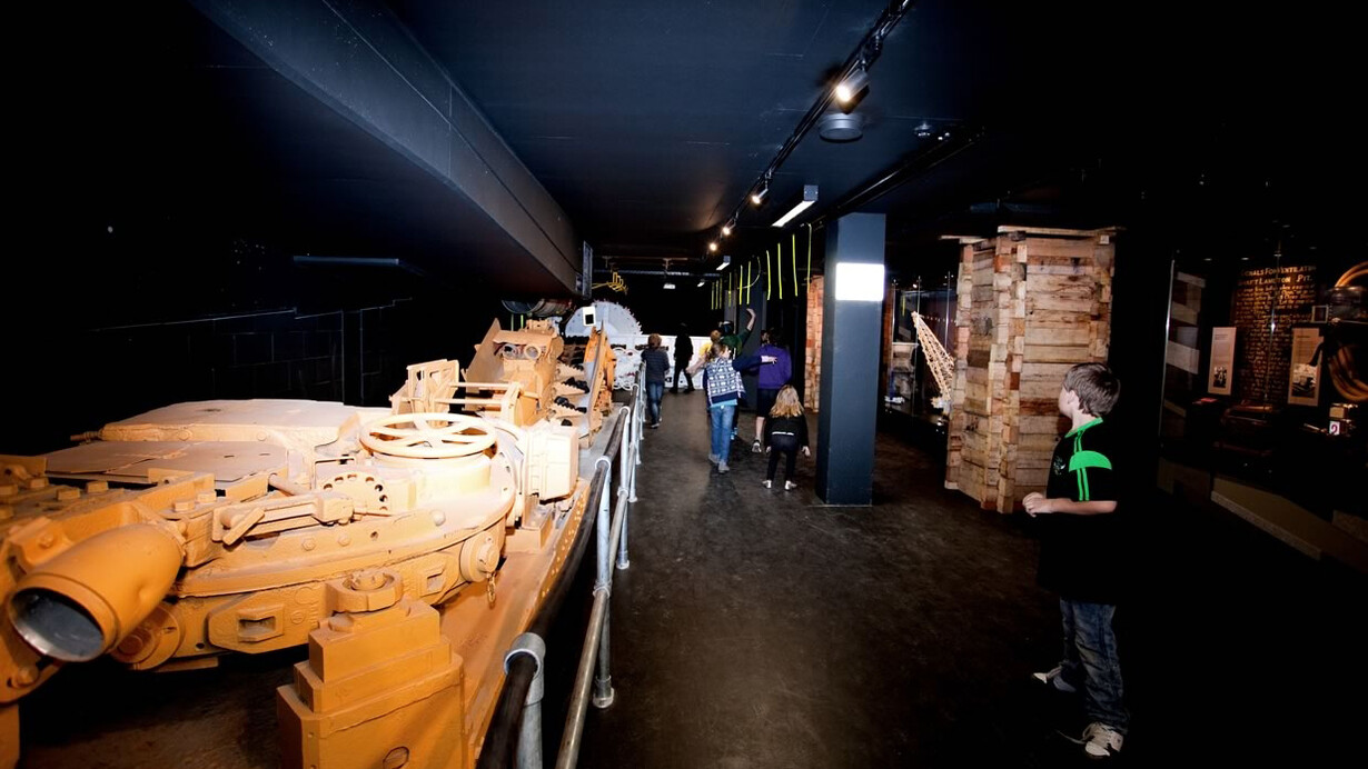 Fire and Earth, exhibition view. Courtesy of Newcastle Museum