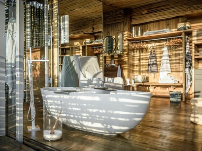 Singita Lebombo Lodge - Suite bathroom