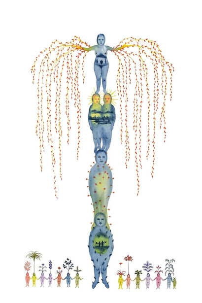 Odonchimeg Davaadorj, Sororité sauvage, 2025. Courtesy of Backslash Gallery