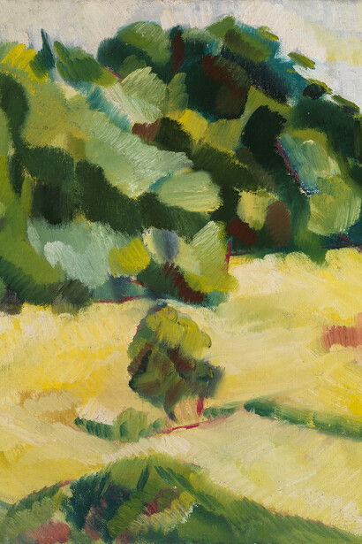 Dorothy Mead, Copse in field