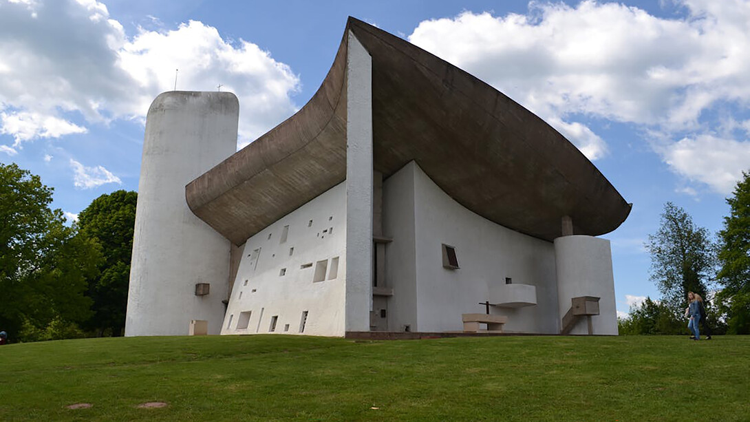 Notre-Dame du Haut is a Roman Catholic chapel in Ronchamp, France, built in 1955, it is one of the finest examples of the architecture of Franco-Swiss architect Le Corbusier