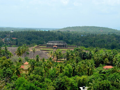 Landscape around Chaturmukha Basadi 