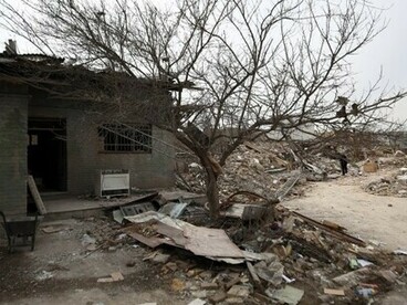 Attaque contre un complexe culturel et éducatif dans la ville de Hamedan, en Iran, mars 2026. Photo d'Abdolrahman Rafati pour Avash Media