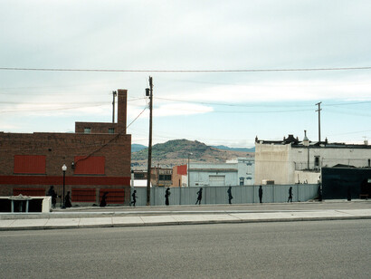 Square with Cut-Out Figures in Butte, Montana, 2000, detail