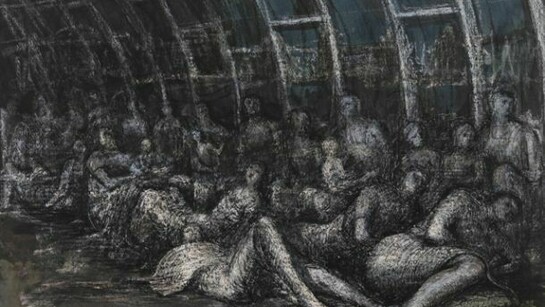 Henry Moore, Shelterers in the Tube, 1941, © Tate. Presented by the War Artists Advisory Committee 1946
