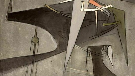 Wifredo Lam, (1902-1982), Idoli, signed and dated 1955 lower right, oil on canvas, 31 x 40 in. 78.7 x 101.6 cm