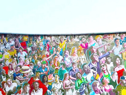 El muro de Alessandro Bazan en Ballarò