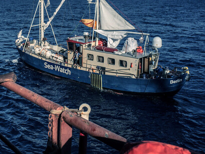 La nave dell'ong Sea-Watch