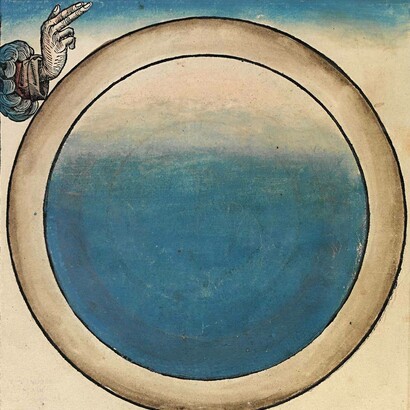 Il primo giorno della Genesi, dalle Cronache di Norimberga, opera di Hartmann Schedel, scritta in lingua latina nel 1493