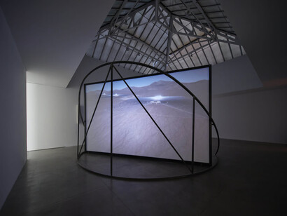 Rosa Barba, Tangible kinships, exhibition view. Courtesy of Vistamare