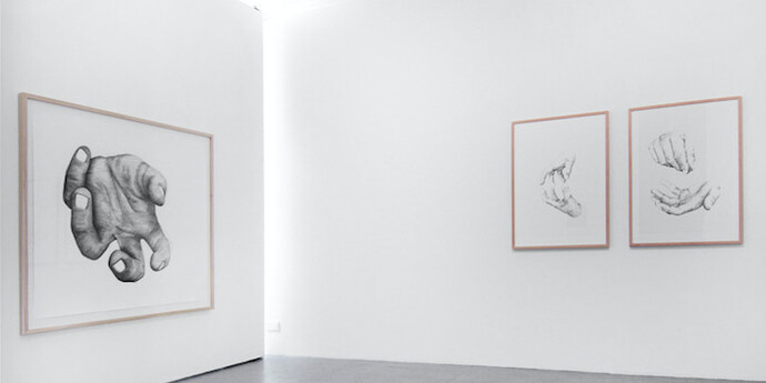 Simon Pfeffel, Exhibition view. Courtesy of galerie burster