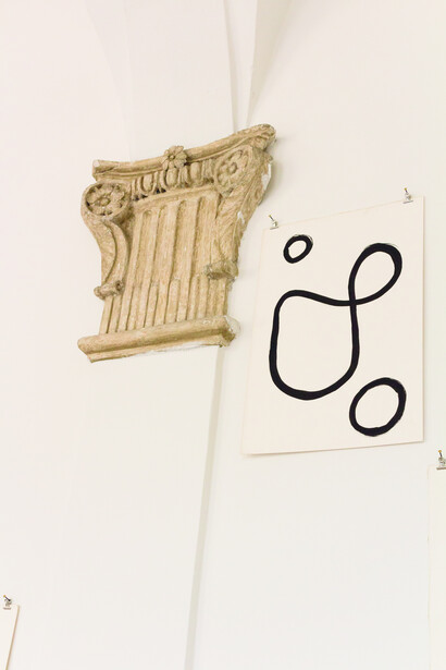 Giuseppe De Mattia. Carte di Balistica Elastica, dettagli 3, Galleria Corraini, Mantova, 2017