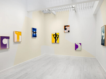 Cornelia Baltes, The sun stumbles in, vue de l'exposition. Avec l'aimable autorisation d'Andréhn-Schiptjenko