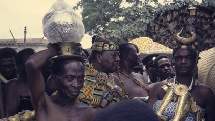 L’Asantehene ( re degli Ashanti) 