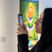 VIII salón BAT de arte popular, vista de exhibición. Cortesía del Museo La Tertulia